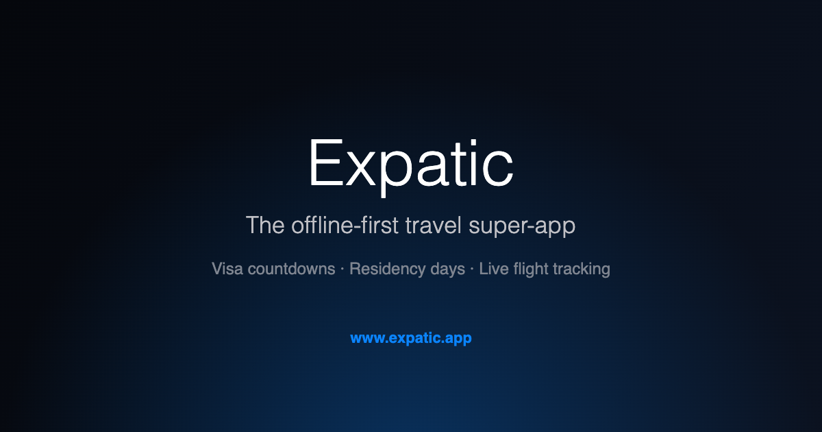 Expatic social banner